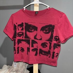 SHEIN Bold Red Graphic Tee